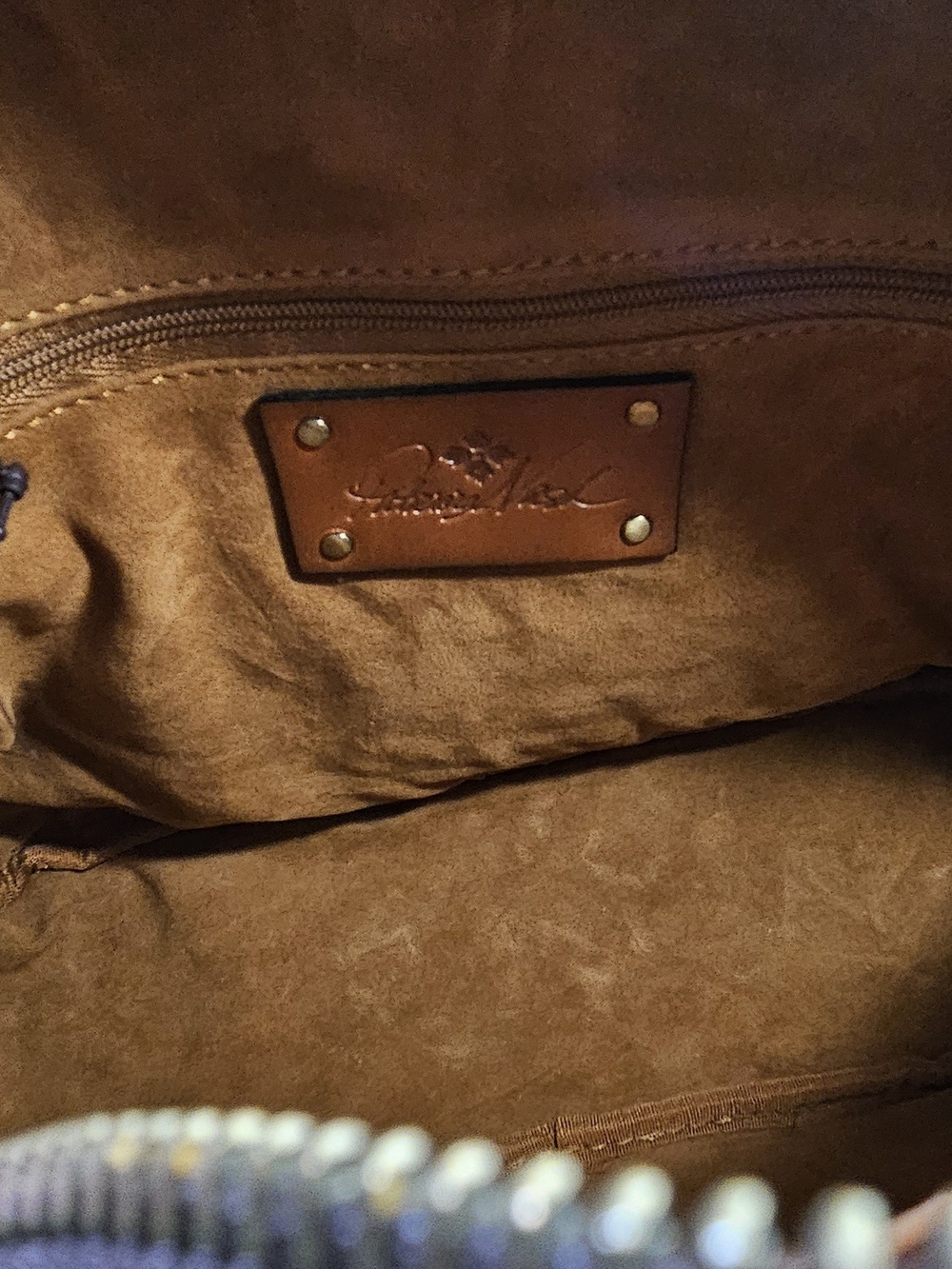 Patricia Nash Ashford Crossbody Sachel - Picture 3 of 9
